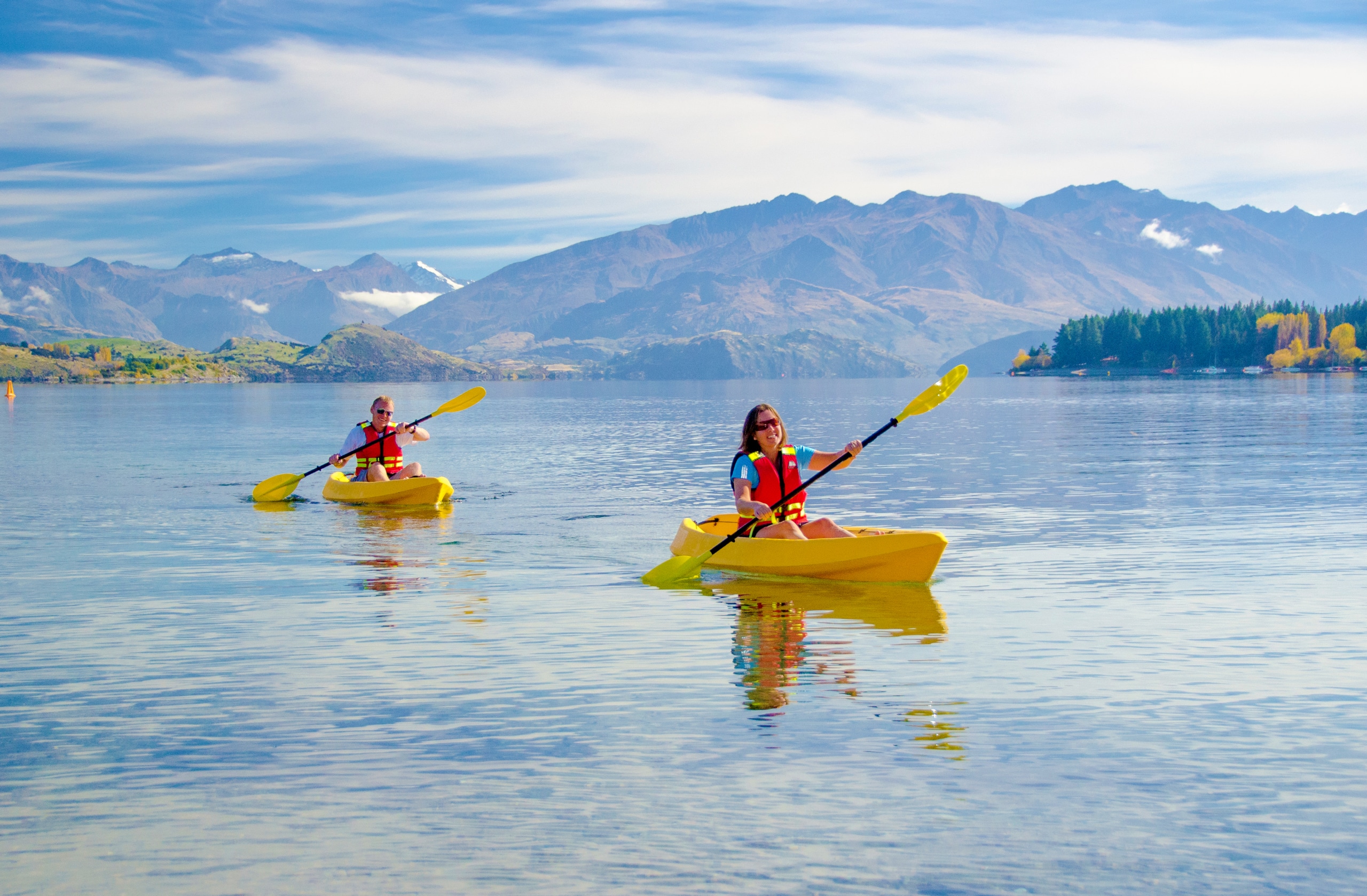 summer kayaking wanaka